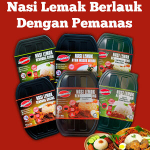 SET NASI LEMAK BERLAUK DENGAN PEMANAS