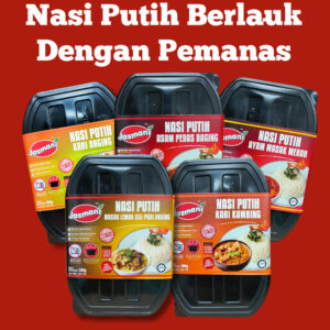 SET NASI PUTIH BERLAUK DENGAN PEMANAS