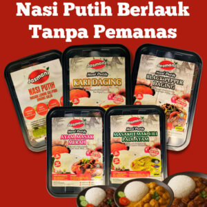 SET NASI PUTIH BERLAUK TANPA PEMANAS